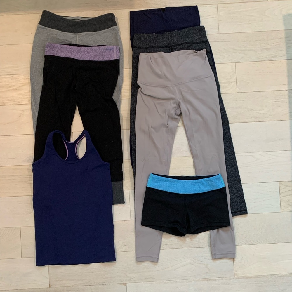 BUNDLE DEAL Size 12 Ivivva (Lululemon Girls) 7 ITEMS